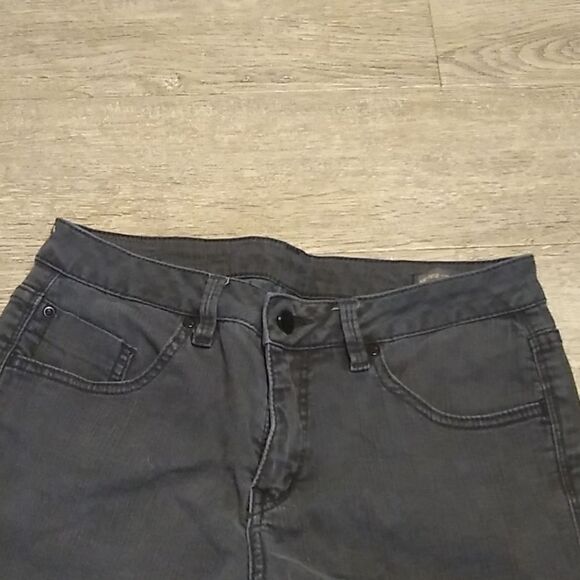 Jag Mid Rise Straight Leg Black Rhinestone Jeans 8 - Picture 2 of 8